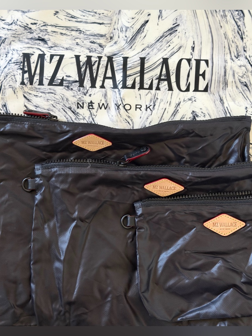 MZ Wallace 3 set Pouches with dust bag
